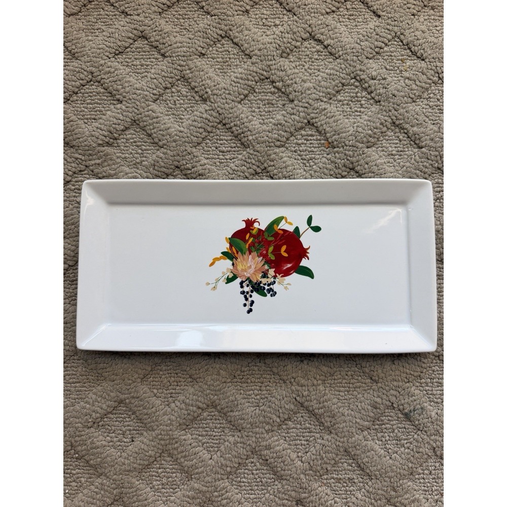 Grove Collaborative Limited Edition Pomegranate Stoneware Decorative/Serve Tray